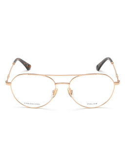 Police - Eyewear For Men With Gold Alloy Frame (Size 54)
