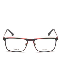 Police - Eyewear For Men With Red Titanium Frame (Size 54)