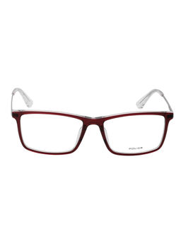 Police - Eyewear For Men With Red Acetate Frame (Size 55)