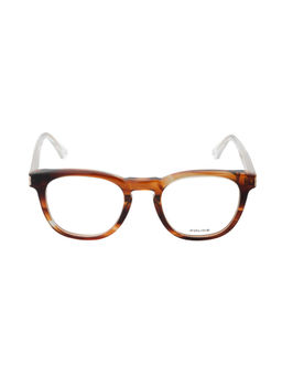 Police - Eyewear For Men With Havana Acetate Frame Size 49