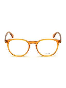 Police - Eyewear For Unisex With Orange Polycarbonate Frame (Size 50)
