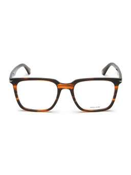 Police - Eyewear For Men With Havana Polycarbonate Frame (Size 53)