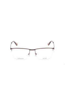 Police - Eyewear For Men With Brown Metal Frame (Size 57)