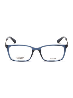 Police - Eyewear For Men With Blue Polycarbonate Frame (Size 52)