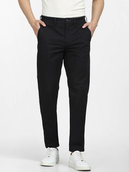 Selected - Black Mid Rise Slim Fit Pants