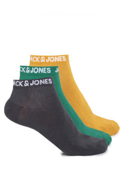 Jack & Jones - Pack of 3 Ankle Socks - Multi-coloured (Pack of 3)