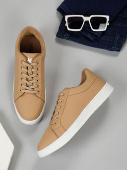 Cantabil - Tan Casual Sneaker Shoes For Men