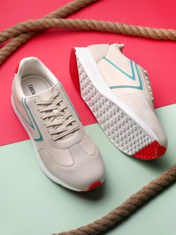Cantabil - Beige Casual Sneaker Shoes For Men