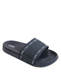 Cantabil - Navy Blue Casual Sliders For Men