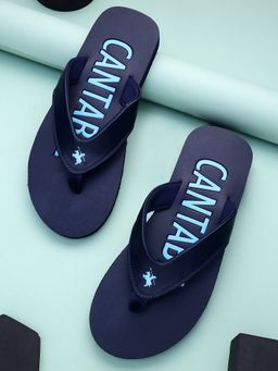 Cantabil - Navy Blue Casual Flipflops For Men