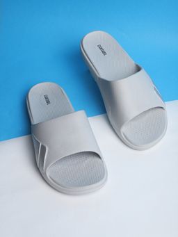 Cantabil - Grey Casual Sliders For Men