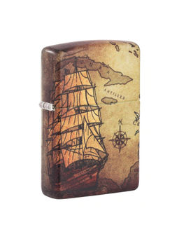 Zippo - Pirate Ship Design Windproof Pocket Lighter