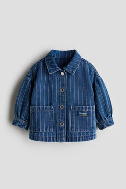 H&M - Girls Blue Cotton Denim Jacket