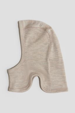 H&M - Boys Beige Fine-Knit Merino Wool Balaclava