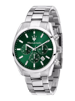 Maserati - Classic Chronograph Date Small Seconds Analog Dial Green Watches for Men - R8853151017 (M)