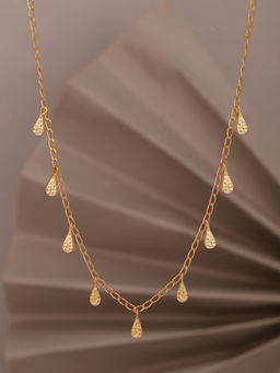 Carlton London - 18kt Rose Gold Plated Charm Necklace