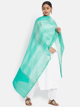 Fabindia - Cotton Silk Checked Dupatta