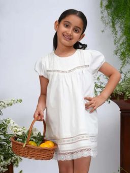 ZACH & KIKI - Elizabeth White Dress