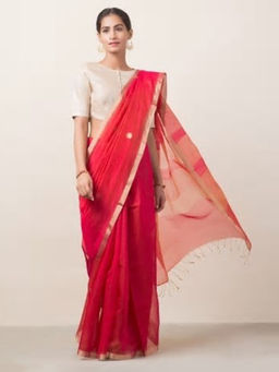 Fabindia - Cotton Silk Woven Chanderi Sari
