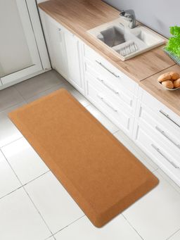 OBSESSIONS - Non-Slip PU Kitchen Mat-Runner Camel Stain & Water Resistant