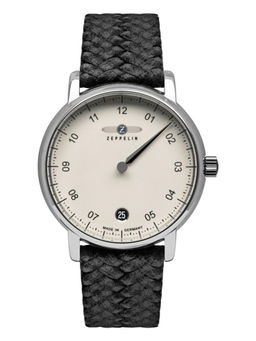 Zeppelin - New Captains Line Date Analog Dial Color White Womens Watch-86435_SET