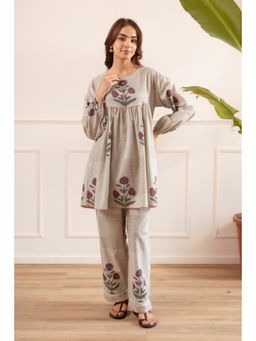 Autumnlane - Karen Fossil Cotton Co-Ord Set