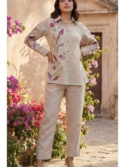 Autumnlane - Opela Salvia Embroidered Cotton Co-Ord Set