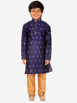 Pro Ethic Style Developer - Boy'S Silk Kurta and Pajama-Purple