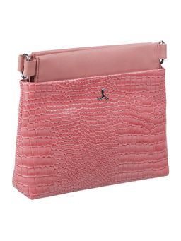 Mochi - Textured Pink Sling and Cross Bag