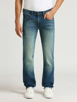 Pepe Jeans - Vapour Blue Mid Rise Slim Fit Jeans