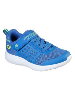 SKECHERS - Blue Dyna Lights Patterned Running Shoes