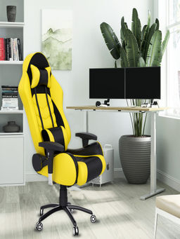 ASE Gaming - Yellow Gold Series 180 Degree Recline Chair