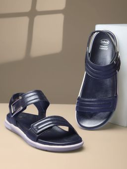 Scholl - Women Navy Blue Platform Sandals
