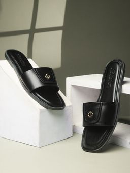 Bata - Women Black Flats for Everyday Wear