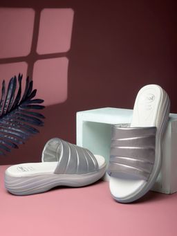 Scholl - Women Silver Sandals