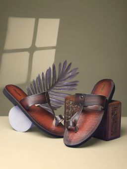 Bata - Men Brown Kolhapuris