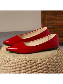 Perca - Women Red Ballerina