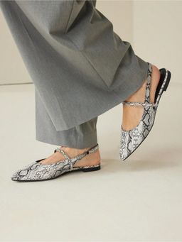 Perca - Women Black Serpentina Samdals