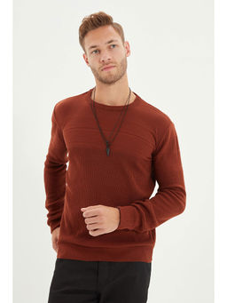 Trendyol - Man Brown Sweater