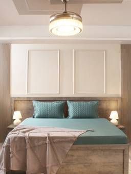 House of Owlet - Pastel Aqua 300TC Cotton Set of 2 Quilted Pillow Covers