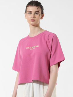 ONLY - Pink Boxy Fit T-Shirt