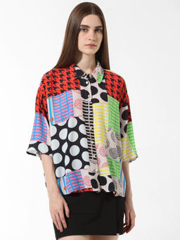 ONLY - Multi-Color Printed Shirt
