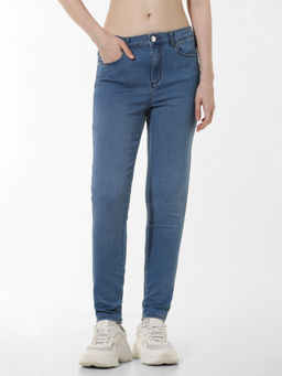ONLY - Skinny Mid Waist Jeans