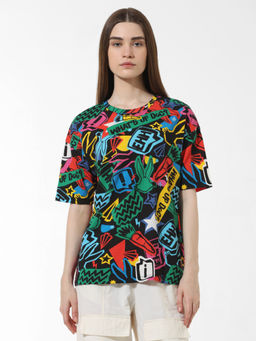 ONLY - X Looney Tunes Black Printed T-Shirt