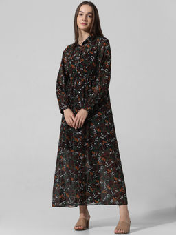 ONLY - Black Printed Maxi Dress