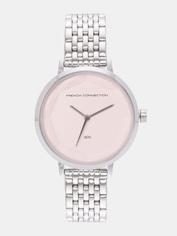 French Connection - Pink Round Analog Casual Watch -FC1317SM
