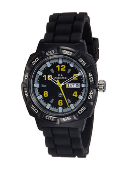 PA Maxima - Aqua Analog Watch for Men in Black Dial Color