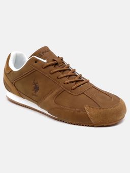 U.S. POLO ASSN. - ORIEL Stylish Casual Sneakers for Men - Tan