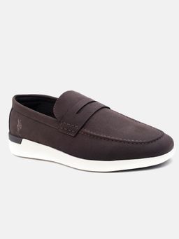 U.S. POLO ASSN. - BURGE Stylish Slip-On Smart Casual Loafers for Men - Brown