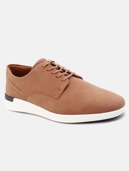 U.S. POLO ASSN. - JANGO Stylish Smart Casual Oxfords for Men - Tan